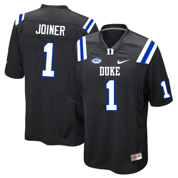 Men #1 Darius Joiner Duke Blue Devils College Football Jerseys Sale-Black